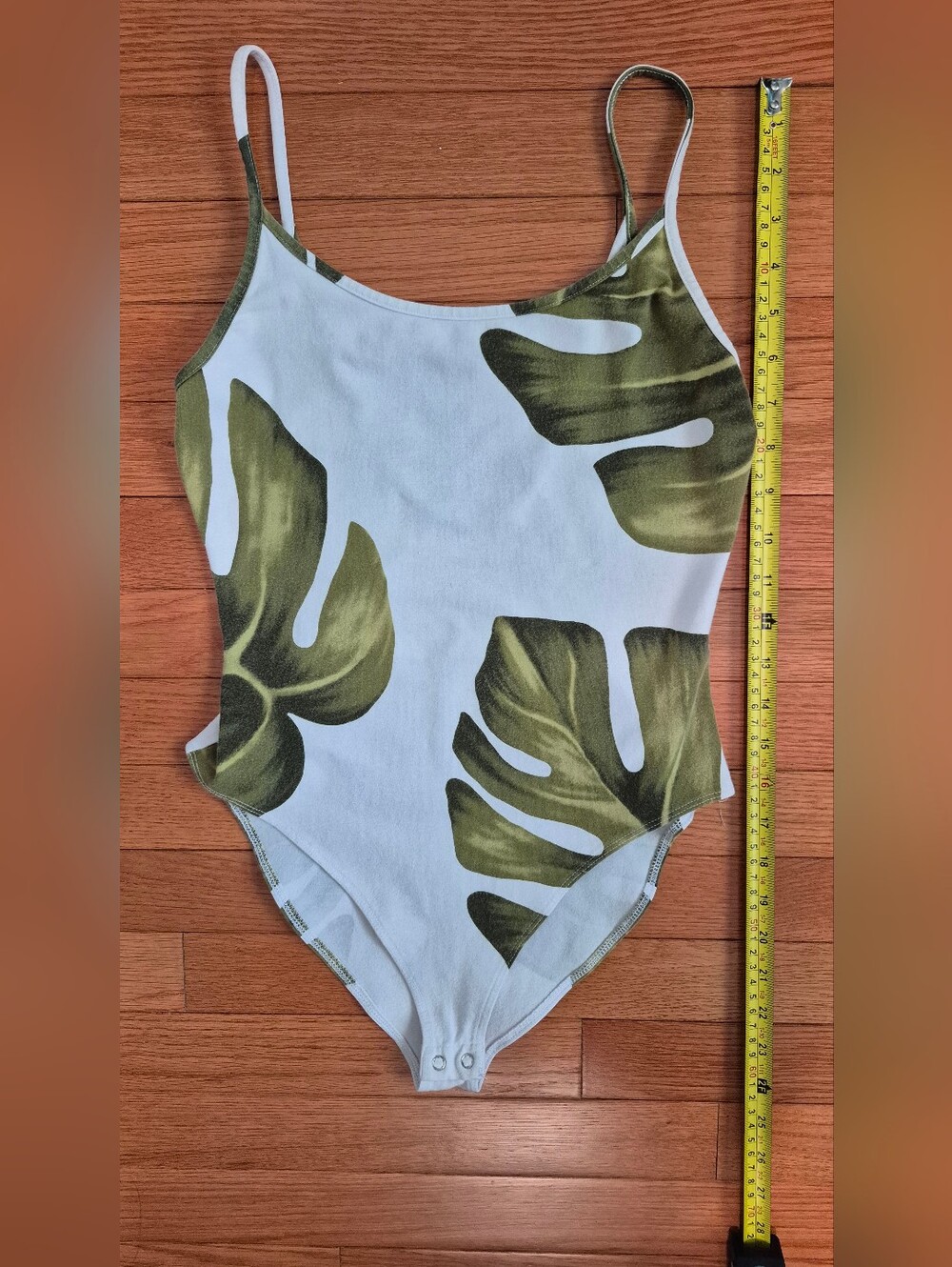 Monstera Leaf Cotton Bodysuit